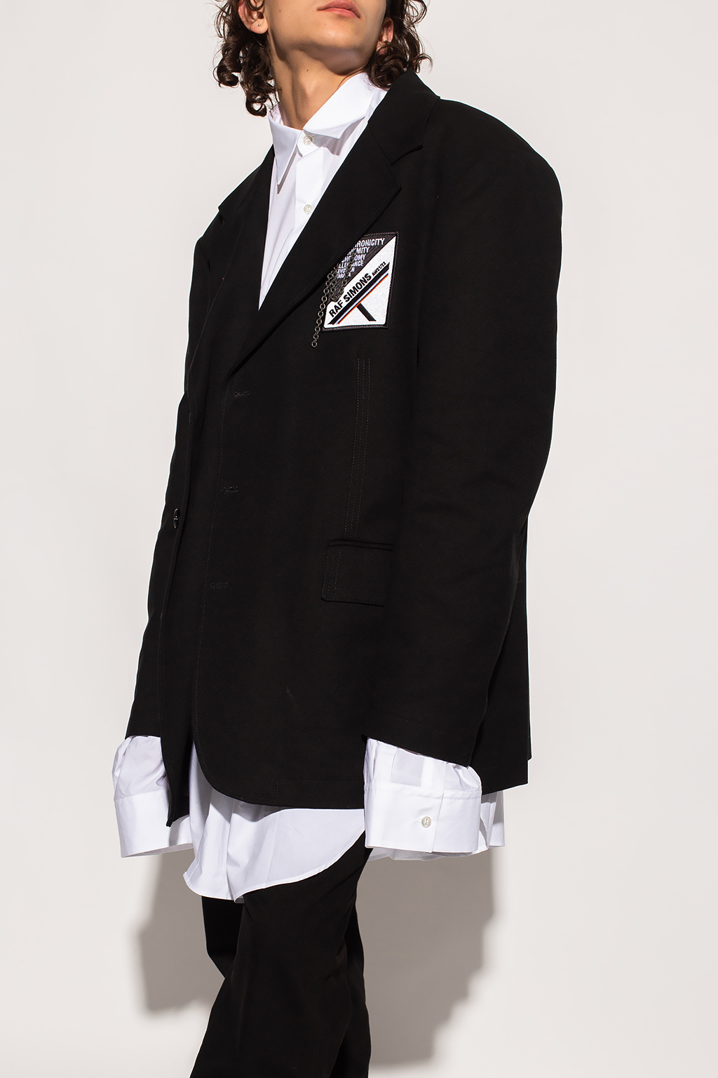 Raf simons oversized discount blazer